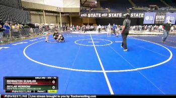 70 lbs 2nd Place Match - Remington Scanlan, Team Aggression Wrestling Club vs Skylar Morrow, White River Hornets Wrestling Club