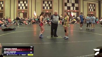 108 lbs Round 4 (6 Team) - Renee Hudson, MGW- Swirly Pop vs Adriana Yodice, MGW- Cherry Blade Lemonade