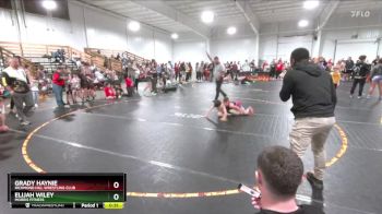 70 lbs Quarterfinal - Elijah Wiley, Morris Fitness vs Grady Haynie, Richmond Hill Wrestling Club