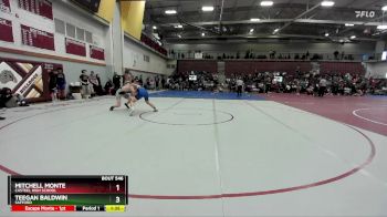 144 lbs Champ. Round 3 - Teegan Baldwin, Safford vs Mitchell Monte, Casteel High School