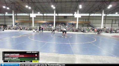 190 lbs Champ. Round 1 - Dakota Hartt, River City Middle School vs Adan Santiago, Rocky Mountain Middle School
