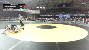 Boys 2A 144 lbs Champ. Round 2 - Porter Neklason, Black Hills vs Jayms Vilona, Sequim