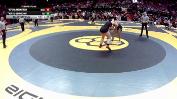 G-170 lbs Quarterfinal - Kate Simmons, G-Findlay vs Lydia Heinrich, G-Olen. Orange