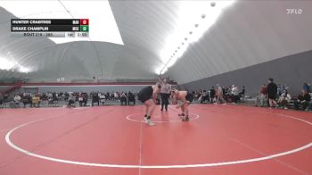 285 lbs Cons. Round 1 - Drake Champlin, McKendree vs Hunter Crabtree, Manchester