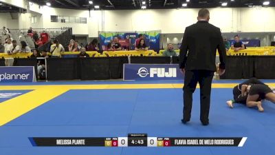 Flavia Isabel De Melo Rodrigues vs Melissa Plante 2025 World IBJJF Jiu-Jitsu No-Gi Championship