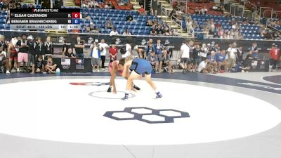 138 lbs Champ. Rd Of 64 - Elijah Castanon, Florida vs Benjamin Braunschweig, Wisconsin