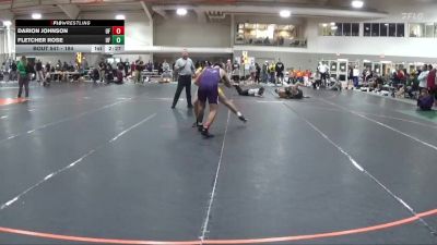 184 lbs Quarterfinal - Fletcher Rose, Ashland University vs Darion Johnson, McKendree