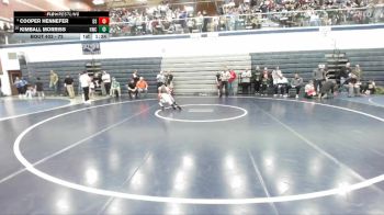 72 lbs Cons. Semi - Kimball Morriss, Hawk Wrestling Club vs Cooper Hennefer, Declo Stingers