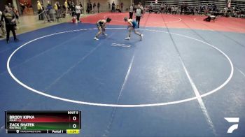 150 lbs Semis & 1st Wrestleback (8 Team) - Brody Kipka, Foley vs Zack Shatek, Hastings