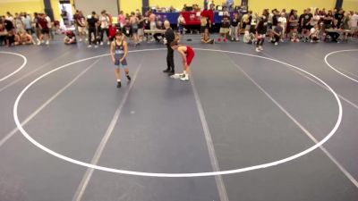 100 lbs Champ. Round 1 - Jaxsen Vestal, IA vs Kevin Bisonaya, IL