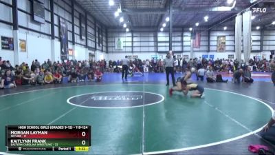 119-124 lbs Round 1 - Kaitlynn Frank, Eastern Carolina Wrestling vs Morgan Layman, Skyline