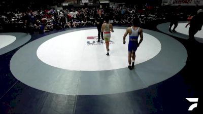 100 lbs Eisa Scrapper, SDIKWA - San Diego-Imperial Kids Wrestling Association vs Frank Fuentes, SJWA - San Joaquin Wrestling Association