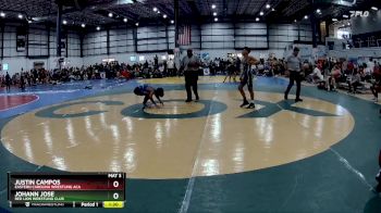 106 lbs Cons. Round 3 - Johann Jose, Red Lion Wrestling Club vs Justin Campos, Eastern Carolina Wrestling Aca