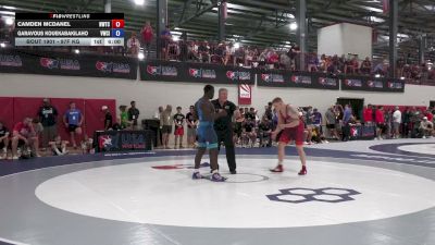 97F kg Champ. Round 1 - Camden McDanel, Nebraska Wrestling Training Center vs Garavous Kouekabakilaho, Viking Wrestling Club (IA)