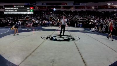 4A 145 lbs Cons. Round 1 - Nico Ulibarri, West Las Vegas vs Robert Jackson, Robertson