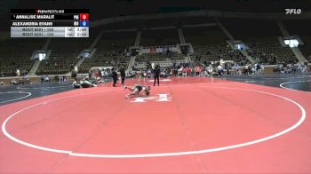 103 lbs 3rd Place Match - Alexandria Evans, University Of Rio Grande vs Annalise Maralit, Presbyterian