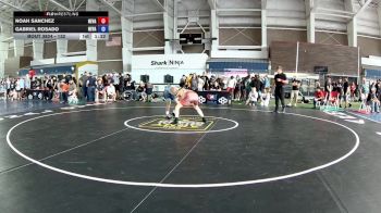 132 lbs Cons. Round 2 - Noah Sanchez, Nevada vs Gabriel Rosado, Nevada