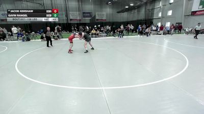 138 lbs Cons. Sub-quarters - Jacob Kershaw, North DeSoto Wrestling Academy vs Gavin Rangel, Newberg High School Wrestling