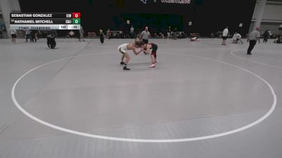 126 lbs Cons. Quarters - Nathaniel Mitchell, California vs Sebastian Gonzalez, Eagle Empire Wrestling