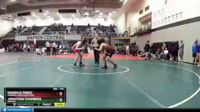 170 lbs Champ. Round 1 - Maximus Perez, Munster Wrestling Club vs Jonathan Chambers, Indiana