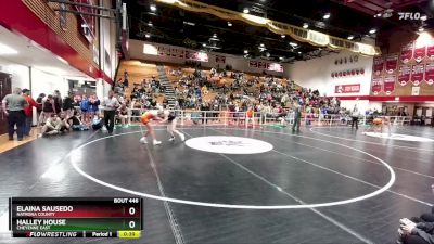 135 lbs Cons. Round 4 - Elaina Sausedo, Natrona County vs Halley House, Cheyenne East