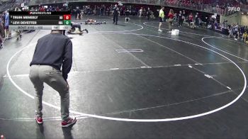 102 lbs Quarterfinal - Levi DeVetter, IronHawk Wrestling Academy vs Truin Meneely, Nebraska Boyz