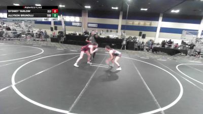 123 lbs Consi Of 16 #2 - Sydney Tarlow, Silverback WC vs Allyson Brunolli, Threshold WC
