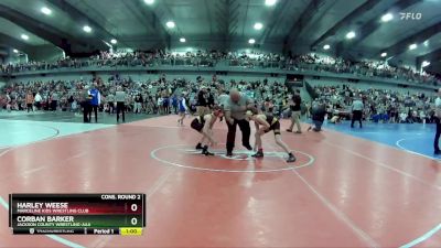 80 lbs Cons. Round 2 - Corban Barker, Jackson County Wrestling-AAA vs Harley Weese, Marceline Kids Wrestling Club