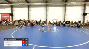 40 kg Semifinal - Brayden Lisowski, M2 Black vs Isaac Novod, Doughboy Red