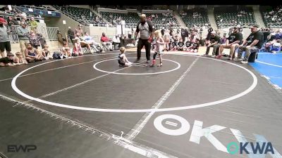 43 lbs Rr Rnd 1 - Rhett Soetaert, Oklahoma Strong-Blue 9U vs Parks Andrews, Team Tulsa RED