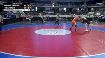 5A 190 lbs Quarterfinal - Isaac Orear, Hayden vs Santiago Alvarenga, Montevallo