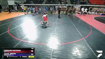 110 lbs Champ Round 1 (16 Team) - Abbey West, Utah vs Isabel Loomis, Washington 3