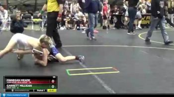 95 lbs Round 3 (4 Team) - Garrett Milligan, Barn Kids vs Finnegan Meade, Team Good. Real Good.