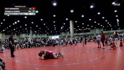130 lbs 4th Wrestleback (16 Team) - Anabella Harris, TWA #1 vs Caly Rodriguez, Elevation WC