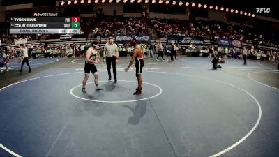 D 2 165 lbs Cons. Round 3 - Tyren Blue, Pearl River vs Colin Eiselstein, Sam Houston