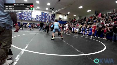 130-140 lbs Rr Rnd 4 - Liam Jones, Labette County Wrestling vs Jase Coble, Division Bell Wrestling