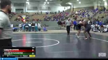 285 lbs Semis & 1st Wb (8 Team) - DeCarlos Slaughter, Tullahoma vs Christin Lemons, Munford