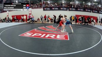 72 kg Quarters - Colton Weiler, Dubuque RTC vs Will Scherer, Combat W.C. School Of Wrestling