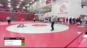 150 lbs Semifinal - Donny Beaufait, Dundee vs Wyatt Duchateau, Arrowhead Union