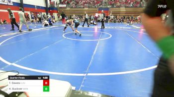 126 lbs Quarterfinal - Tyler Dawes, Cleveland Public Schools vs Kyson Buckner, Berryhill High School