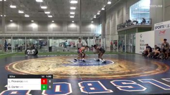 95 lbs Semifinal - Logan Provence, Team USA-Kansas vs Cameron Carter, Ohio Titan Red