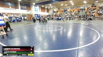 106 lbs Cons. Round 6 - LANDON SALINDONG, Durham vs Logan Hansen, Royal