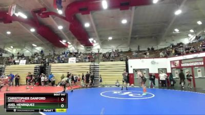 114-121 lbs Round 3 - Axel Henriquez, Franklin WC vs Christopher Danford, Beech Grove WC