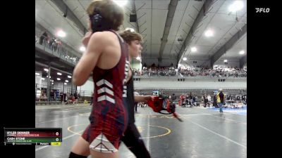 80B Quarterfinal - Kyler Skinner, Hannibal Youth Wrestling Club vs Cash Stone, Jackson Wrestling Club