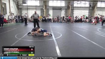 76 lbs Round 4 (8 Team) - Wyatt Stauffer, Aggression Legionaries vs Landon Sturgell, Olympia