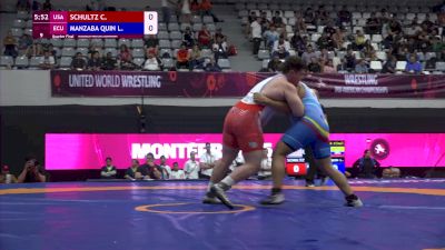 130 kg Quarterfinals - Cohlton Schultz, USA vs Leonidas Manzaba, ECU
