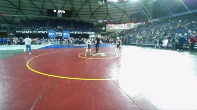 74 lbs Champ. Round 1 - Braxton Andrews, Gig Harbor Grizzlies Wrestling Club vs Elise Albeso, Team Aggression Wrestling Club