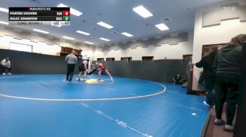 132 lbs Cons. Round 3 - Isaac Johnston, Natrona County vs Porter Hoover, Evanston
