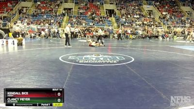 142 lbs Cons. Round 2 - Clancy Meyer, Dickinson vs Kendall Bice, Minot