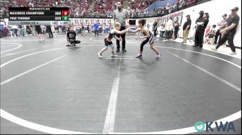 60 lbs Consi Of 4 - Maximus Crawford, Southmoore SaberCats Wrestling vs Tike Turner, Bridge Creek Youth Wrestling